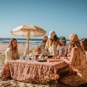 Banabae Arabella Linen Table Cloth- Kitchen