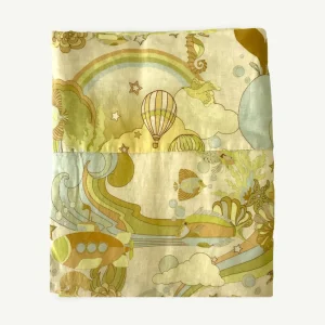 Banabae Beneath The Waves Flax Linen Flat Sheet-Kids Kid's Bedding | Kid's Bedding