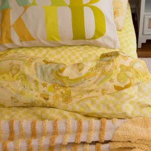 Banabae Beneath The Waves Flax Linen Flat Sheet-Kids Kid's Bedding | Kid's Bedding