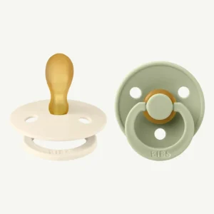Banabae BIBS Pacifier Symmetrical - Ivory/Sage- (2pk)-Kids Books, Toys & Games | Bibs, Pacifiers & Teethers