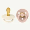 Banabae BIBS Pacifier Symmetrical S2 - Ivory/Blush - (2pk)-Kids Books, Toys & Games | Bibs, Pacifiers & Teethers