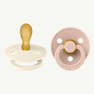 Banabae BIBS Pacifier Symmetrical S2 - Ivory/Blush - (2pk)-Kids Books, Toys & Games | Bibs, Pacifiers & Teethers