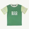 Banabae Big Brother Collegiate Tee - Green-Kids Sibling Tees | Apparel