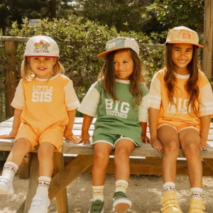 Banabae Big Brother Collegiate Tee - Green-Kids Sibling Tees | Apparel