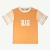 Banabae Big Sister Collegiate Tee - Coral-Kids Sibling Tees | Apparel