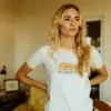 Banabae Bright Side Ringer Tee - Ladies-Women Apparel