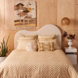 Banabae Checkers Quilt Cover and Pillowcase Set- Adults Bedding