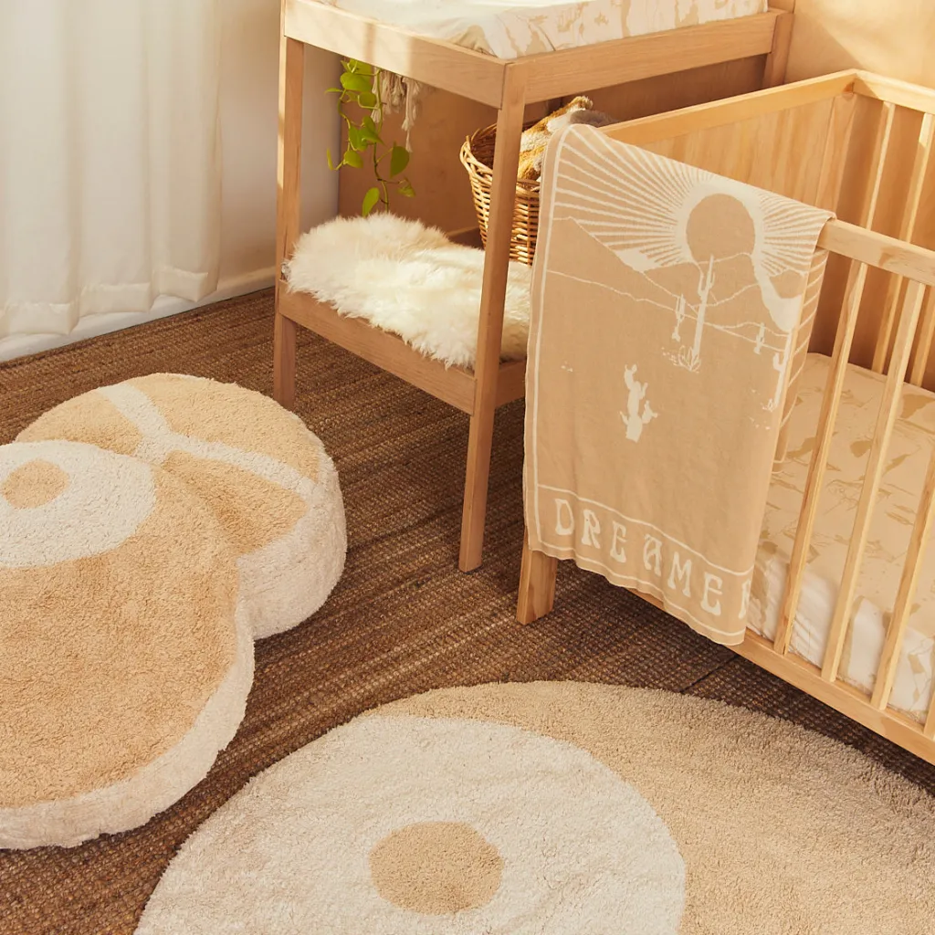 desert_dreamer_reversible_2.webp Banabae Desert Dreamer Reversible Organic Cotton Blankie-Kids Kid's Bedding | Kid's Bedding