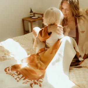 Banabae Early Riser Organic Cotton/ Cashmere Blankie- Blankets And Cushions | Early Riser