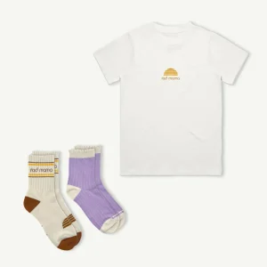 Banabae Essential Rad Mama Socks and Tee Bundle-Women Apparel