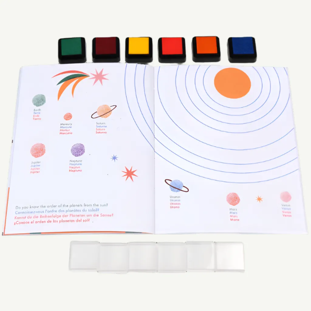 fingerprint_activity_set_2.webp Banabae Fingerprint Activity Set-Kids The Birthday Collection | Books, Toys & Games