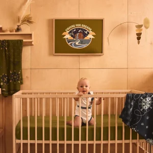 Banabae Fishing for Dreams Digital Art Download- Nursery Art