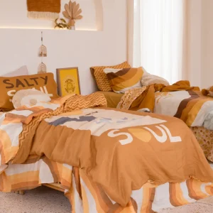 Banabae Flow State Flax Linen Flat Sheet-Kids Kid's Bedding | Kid's Bedding