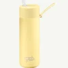 Banabae Frank Green 20oz Ceramic Reusable Bottle with Straw Lid - Buttermilk-Kids Kitchen | Back To Kindy
