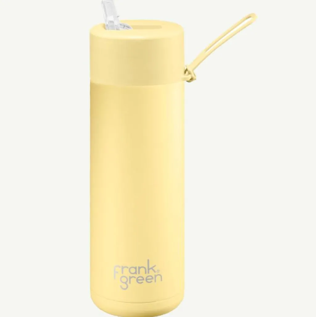 frank_green_oz_ceramic_re_0-3.webp Banabae Frank Green 20oz Ceramic Reusable Bottle with Straw Lid - Buttermilk-Kids Kitchen | Back To Kindy