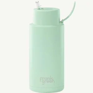 Banabae Frank Green 34oz Ceramic Reusable Bottle/Straw Lid with Straw - Mint Gelato-Kids Kitchen | Back To Kindy