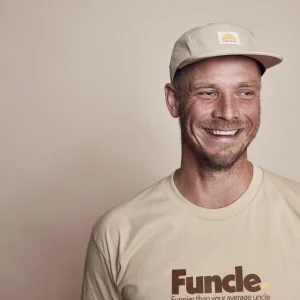 Banabae Funcle Organic Cotton Tee - Tan- Apparel