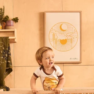 Banabae Harvest Moon Digital Art Download- Nursery Art