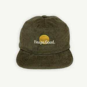 Banabae Heaps Good Kids Cord Cap - Khaki-Kids Back To Kindy | Hats, Caps And Beanies