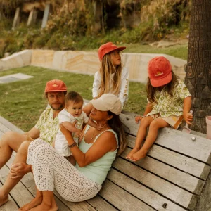 Banabae Heaps Good Kids Cord Cap - Eco Red-Kids Hats, Caps And Beanies | Back To Kindy