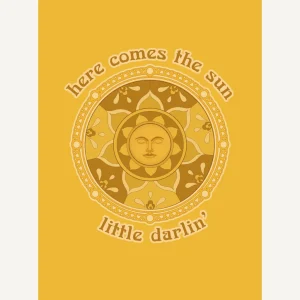 Banabae Here Comes The Sun Digital Art Download- Nursery Art