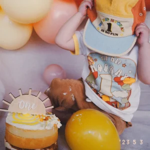 Banabae Hip Hip Hooray Birthday Ringer Tee - 1 Year Old-Kids The Birthday Collection | Apparel