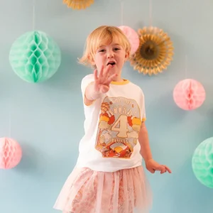 Banabae Hip Hip Hooray Birthday Ringer Tee - 4 Year Old-Kids The Birthday Collection | Apparel