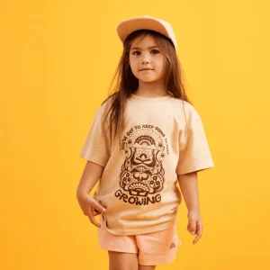 Banabae Keep Growing Hemp Tee - Kids-Kids Back To Kindy | Apparel
