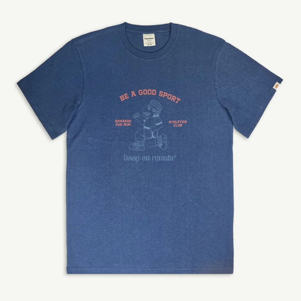 keep_on_running_adults_te_0.webp Banabae Keep On Running Adults Tee - Navy-Women Apparel | Apparel
