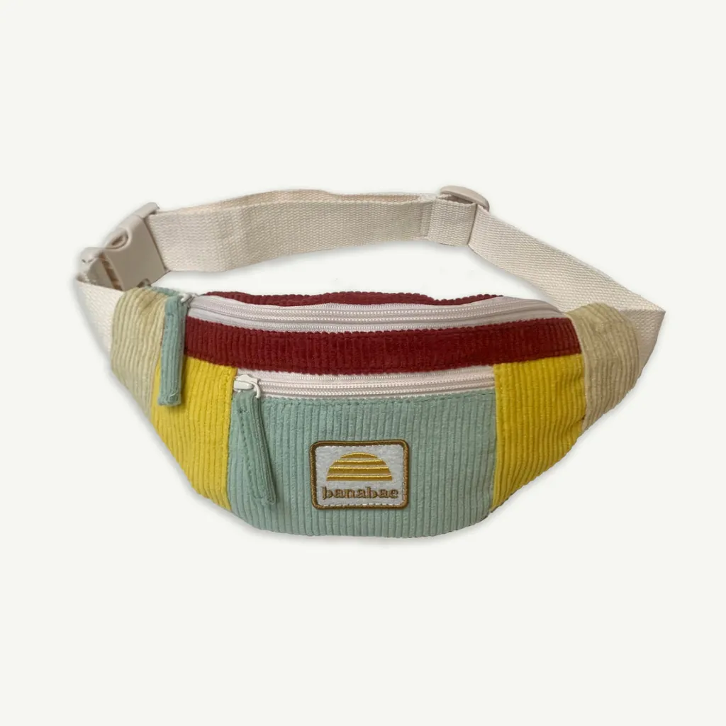 kids_corduroy_splice_eco__0.webp Banabae Kids Corduroy Splice Eco Belt Bag - Primary-Kids Back To Kindy | Bags And Backpacks