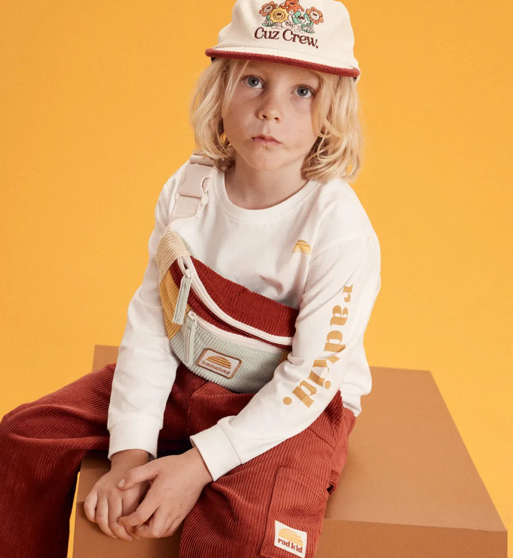 kids_corduroy_splice_eco__1.webp Banabae Kids Corduroy Splice Eco Belt Bag - Primary-Kids Back To Kindy | Bags And Backpacks