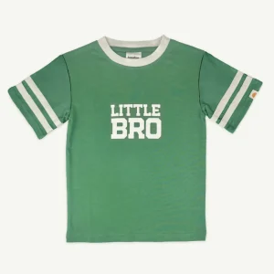 Banabae Little Bro Collegiate Tee - Green-Kids Sibling Tees | Apparel