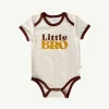 Banabae Little Bro Organic Cotton Onesie - Brown-Kids Sibling Tees | Apparel