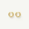 Banabae Luka Gold Huggie Earrings-Women Jewellery