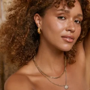 Banabae Magnolia Gold Necklace-Women Jewellery