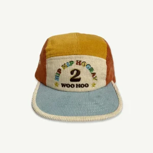 Banabae 2nd Birthday Cord Cap - Primary Spliced-Kids The Birthday Collection | Hats, Caps And Beanies