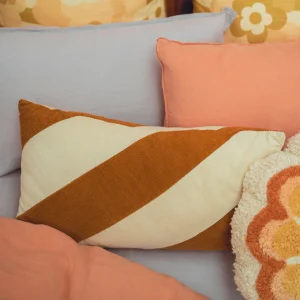 Banabae Oblong Stripe Cord Cushion-Kids Cushions And Blankets | Adults Bedding