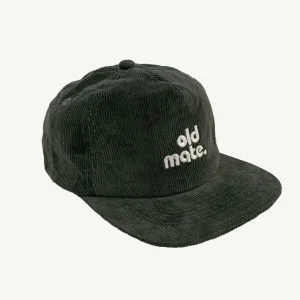 Banabae Old Mate Cord Adult Cap - Dark Khaki-Women Hats, Caps And Beanies | Hats, Caps And Beanies