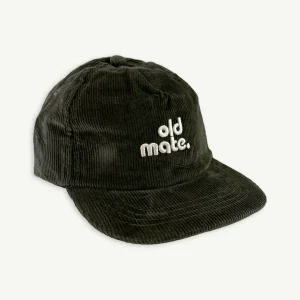 Banabae Old Mate Cord Kids Cap - Dark Khaki-Kids Back To Kindy | Hats, Caps And Beanies
