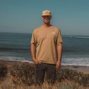 Banabae Old Mate Organic Cotton Adult Tee - Olive- Apparel