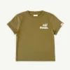 Banabae Old Mate Organic Cotton Kids Tee - Olive-Kids Apparel