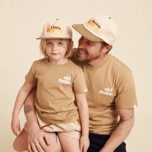 Banabae Old Mate Organic Cotton Kids Tee - Olive-Kids Apparel