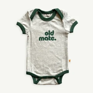 Banabae Old Mate Organic Cotton Onesie-Kids Back To Kindy | Apparel