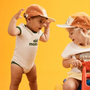 Banabae Old Mate Organic Cotton Onesie-Kids Back To Kindy | Apparel