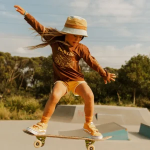 Banabae Park Life Long Sleeve Tee - Espresso-Kids Back To Kindy | Apparel