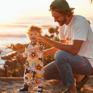 Banabae Petal Puff Organic Cotton Jumpsuit-Kids Back To Kindy | Apparel