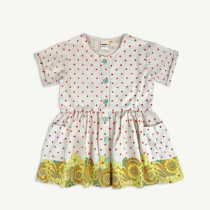 Banabae Polka Dot Swirl Dress-Kids Apparel