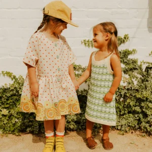Banabae Polka Dot Swirl Dress-Kids Apparel