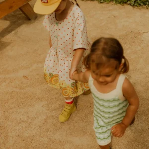 Banabae Polka Dot Swirl Dress-Kids Apparel