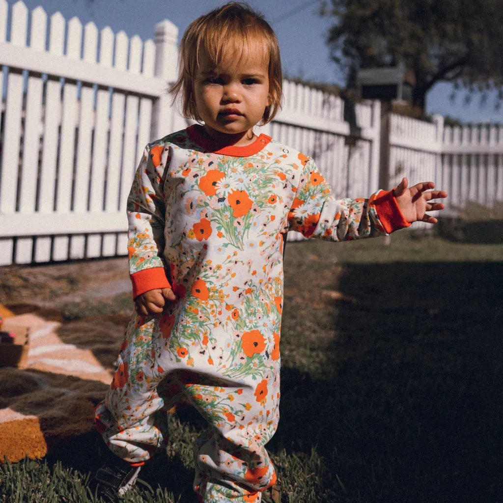 poppy_floral_organic_cott_2-1.webp Banabae Poppy Floral Organic Cotton Jumpsuit-Kids Back To Kindy | Apparel